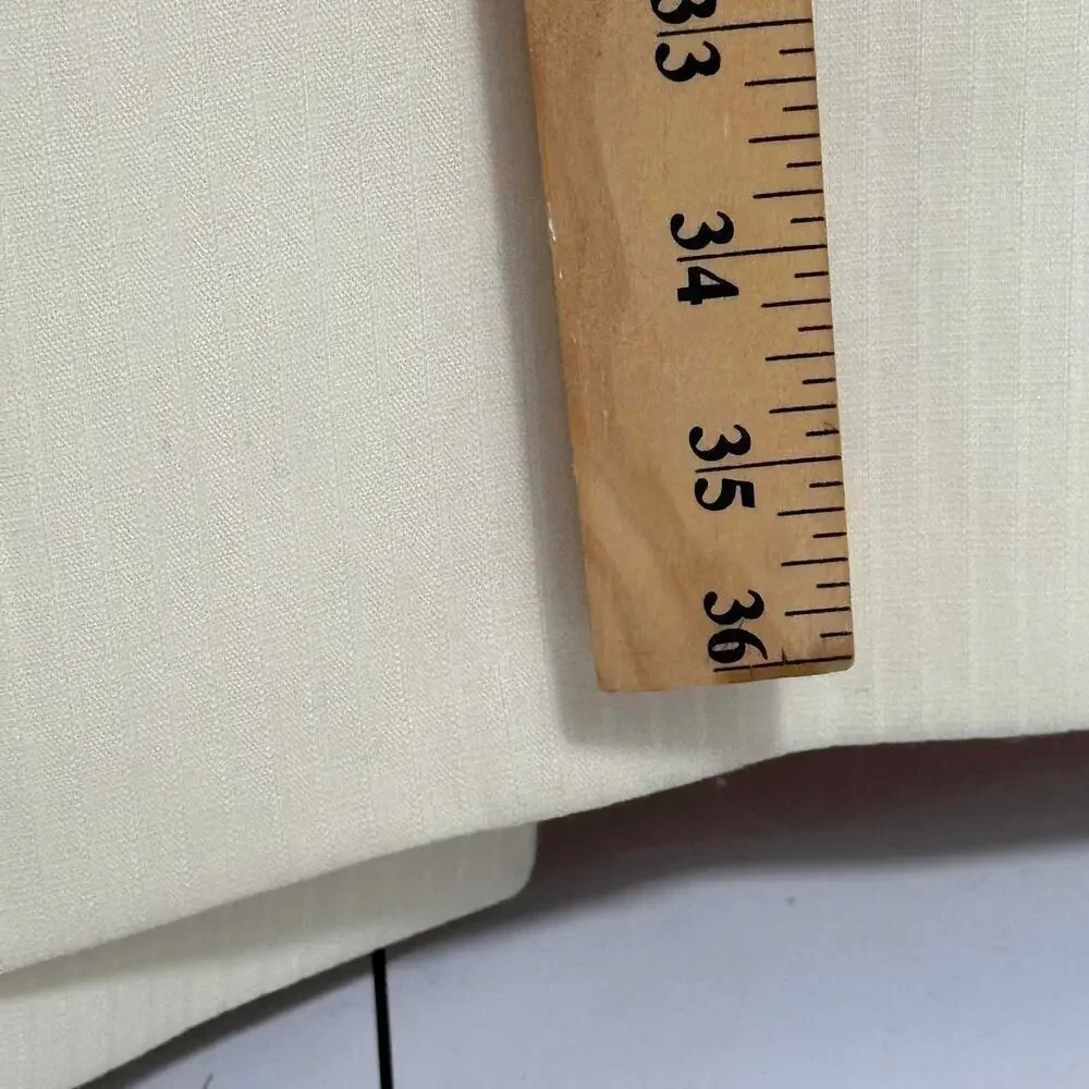 Courrèges Homme Men's Ivory Virgin Wool 2 Piece Designer Suit France US 38